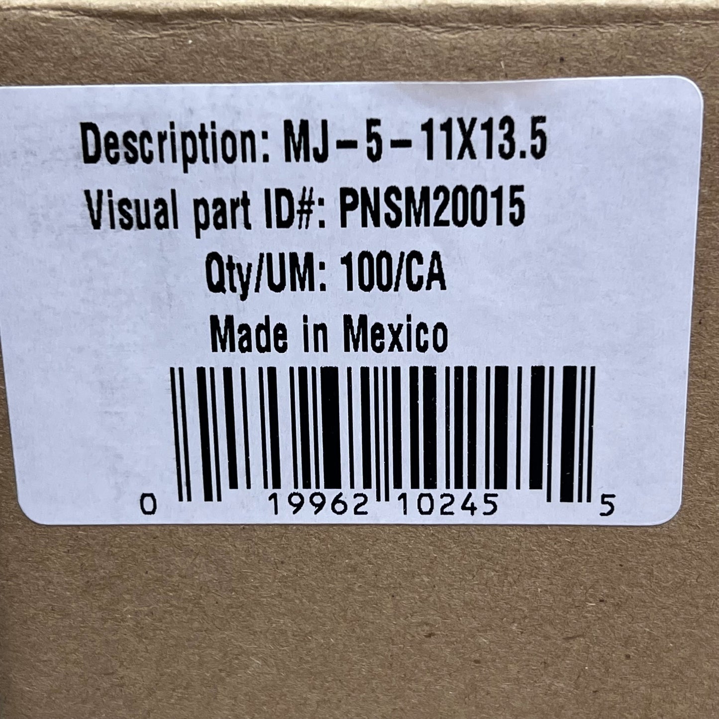 (100 PACK) Paperboard Mailers Cardboard Envelopes 11"x13.5" White MJ-5-11X13.5