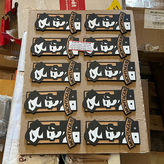 ZA@ Pallet of Emblem for Commercial Pizza Oven, Red Container, Coding Labels, Door Panel Cover, Etc... (AS-IS)