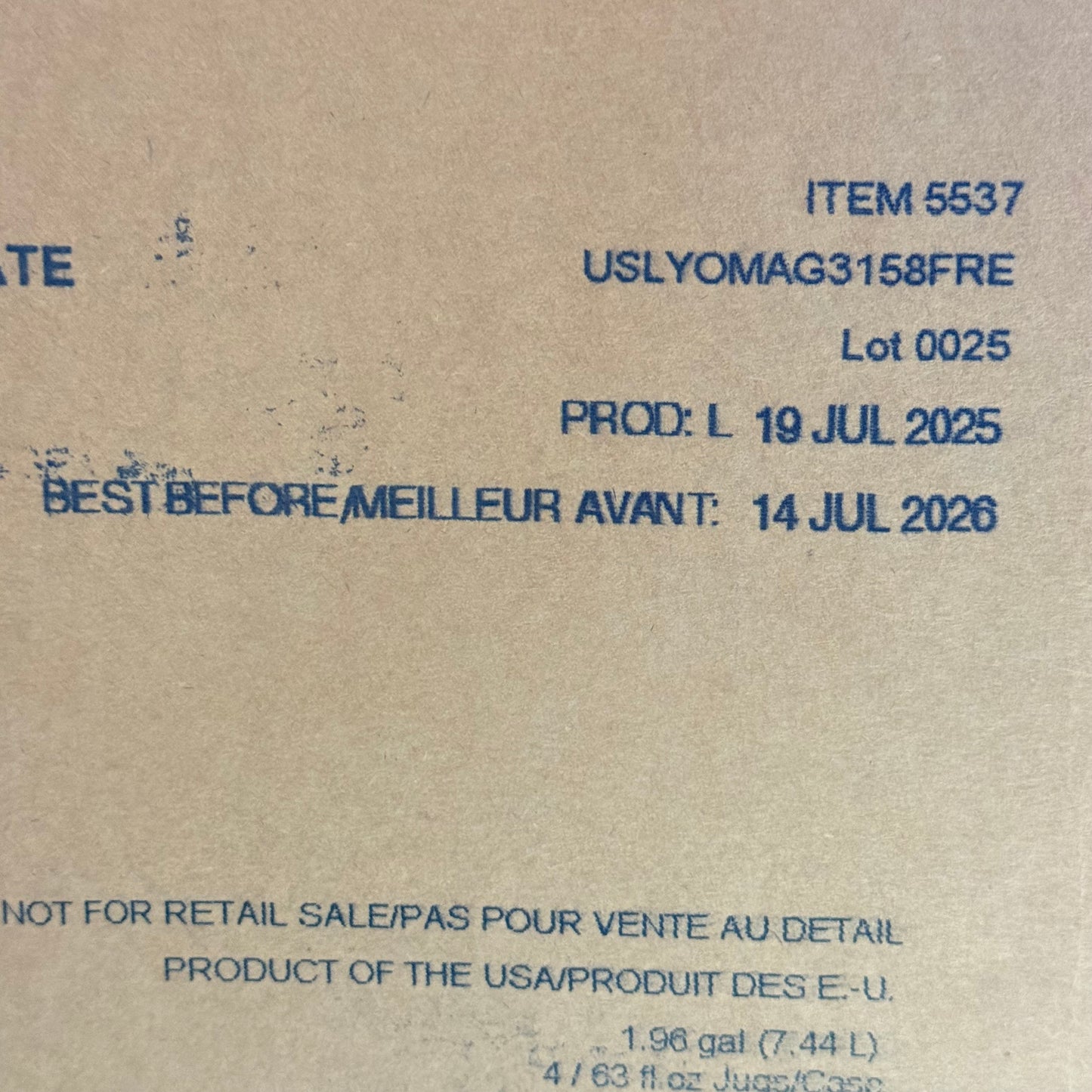 ZA@ STARBUCKS (4 PACK) Fontana Bittersweet Chocolate Flavored Sauce (1.86 L/bottle) BB 07/26 A