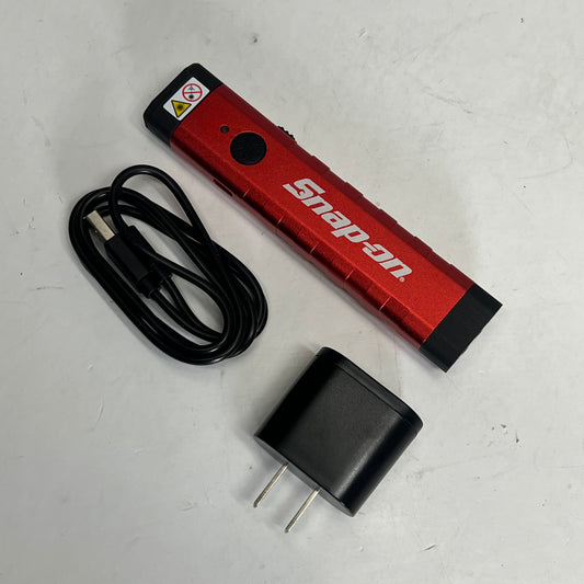 SNAP ON Aluminum Slim Pocket Light 350 Lumen 3.5 hr Run Time Red/Black ECPNJ032