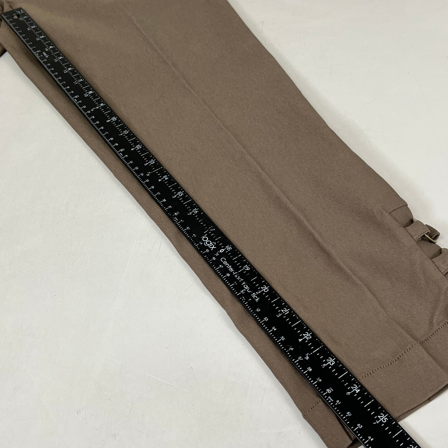 MULTIPLES Ankle Pants Petite Women's Sz 10P Truffle M33709PP