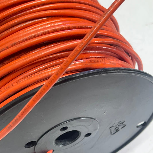 CME Stranded Insulated Tool Wire Mtv Applications 10 AWG 500' 600 V Orange