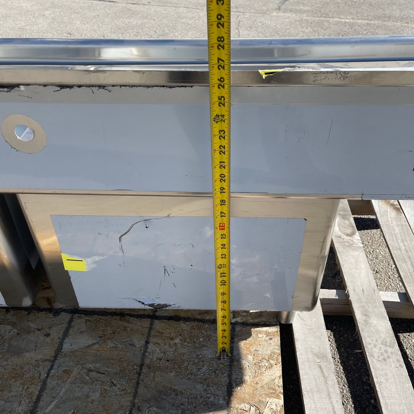 ZA@ Pallet of REGENCY 3 Compartment Commercial Sink Stainless Steel 600S32424224 (AS-IS)