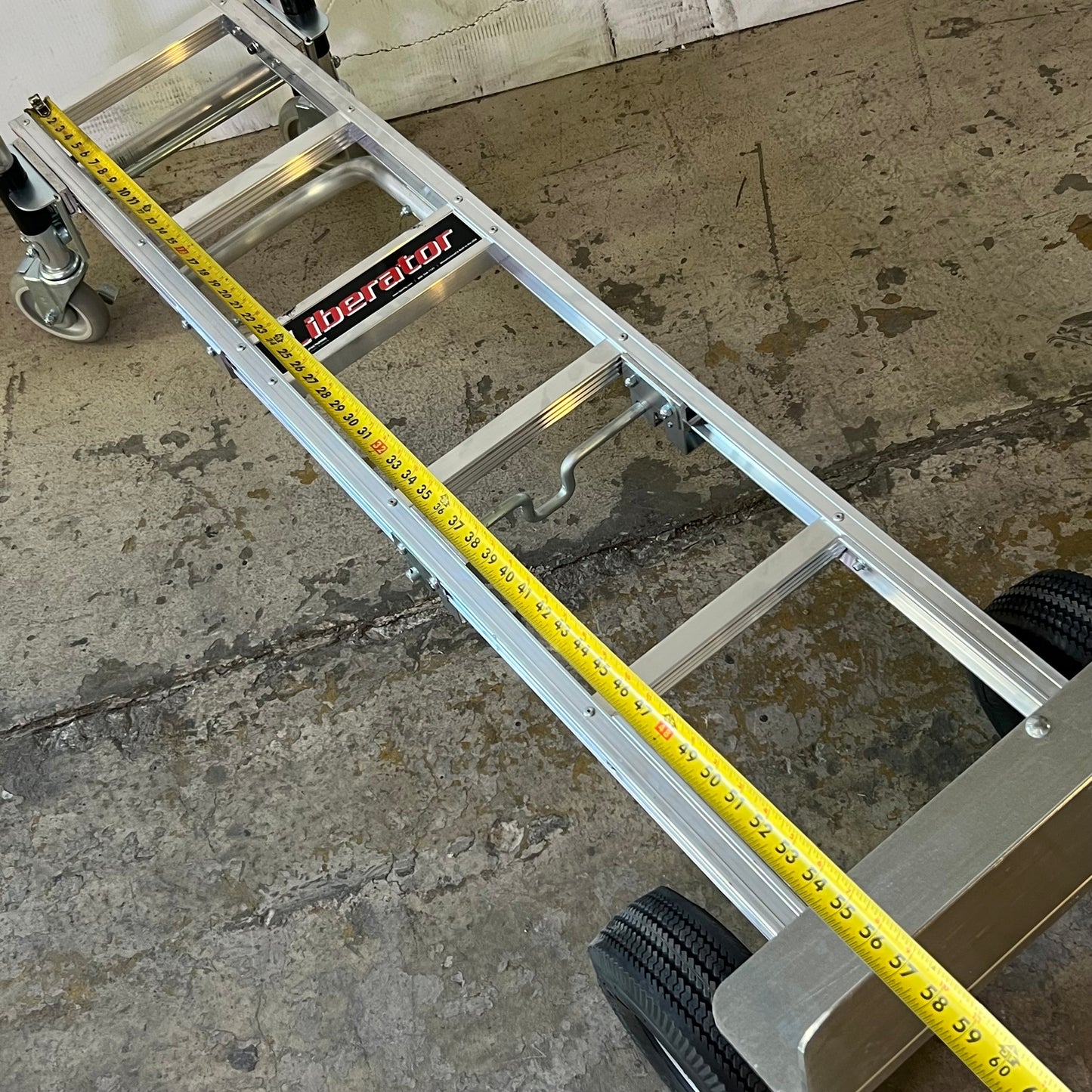 LIBERATOR Hand Truck 60"H x 21"W Grey A1-B81-C6-DS