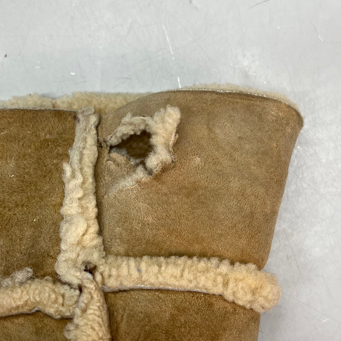 DEXTER USA Suede & Leather Fur Lined Boots Women's Sz 12 Brown (Pre-Owned)