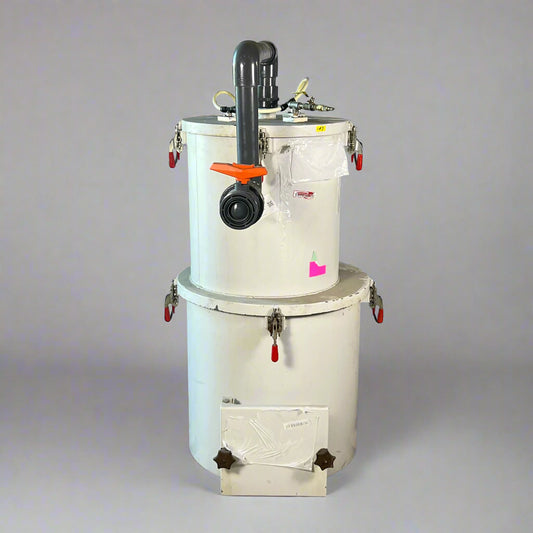 Air Compressor Sz 55" H x 21.5" D, White (New Other)