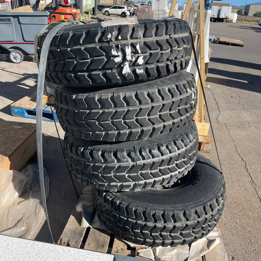 GOODYEAR (4 PACK) Wrangler MT 37x12.50R16.5LT Mud Terrain Tires