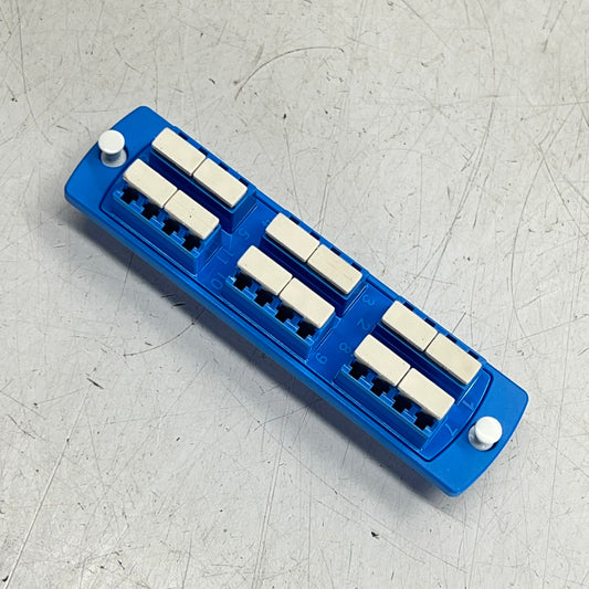 LEVITON Sdx Precision Molded Fiber Adapter Plate Single-mode Yellow 5F100-4LL