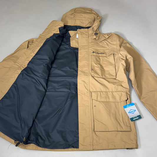 COLUMBIA Waterproof Breathable Landroamer Jacket Men's Sz S Delta WM2778-257