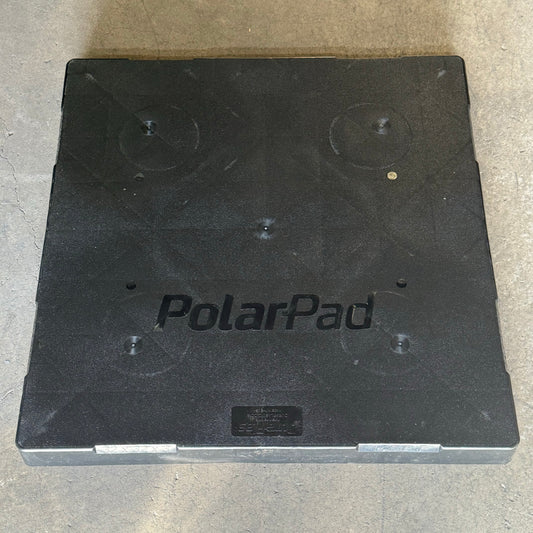 ZA@ Pallet of POLARPAD Duraplas Heavy Duty HVAC Pad Sz 32”x32”x3", Black