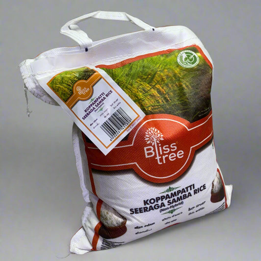 BLISS TREE (4 PACK) Koppampatti Seeraga Samba Rice 10 Lbs White