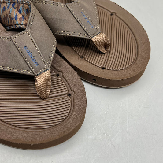 COBIAN Synthetic Suede Draino 3 Sandals Men's Sz 10, EU 43 Brown HBD23-200-10