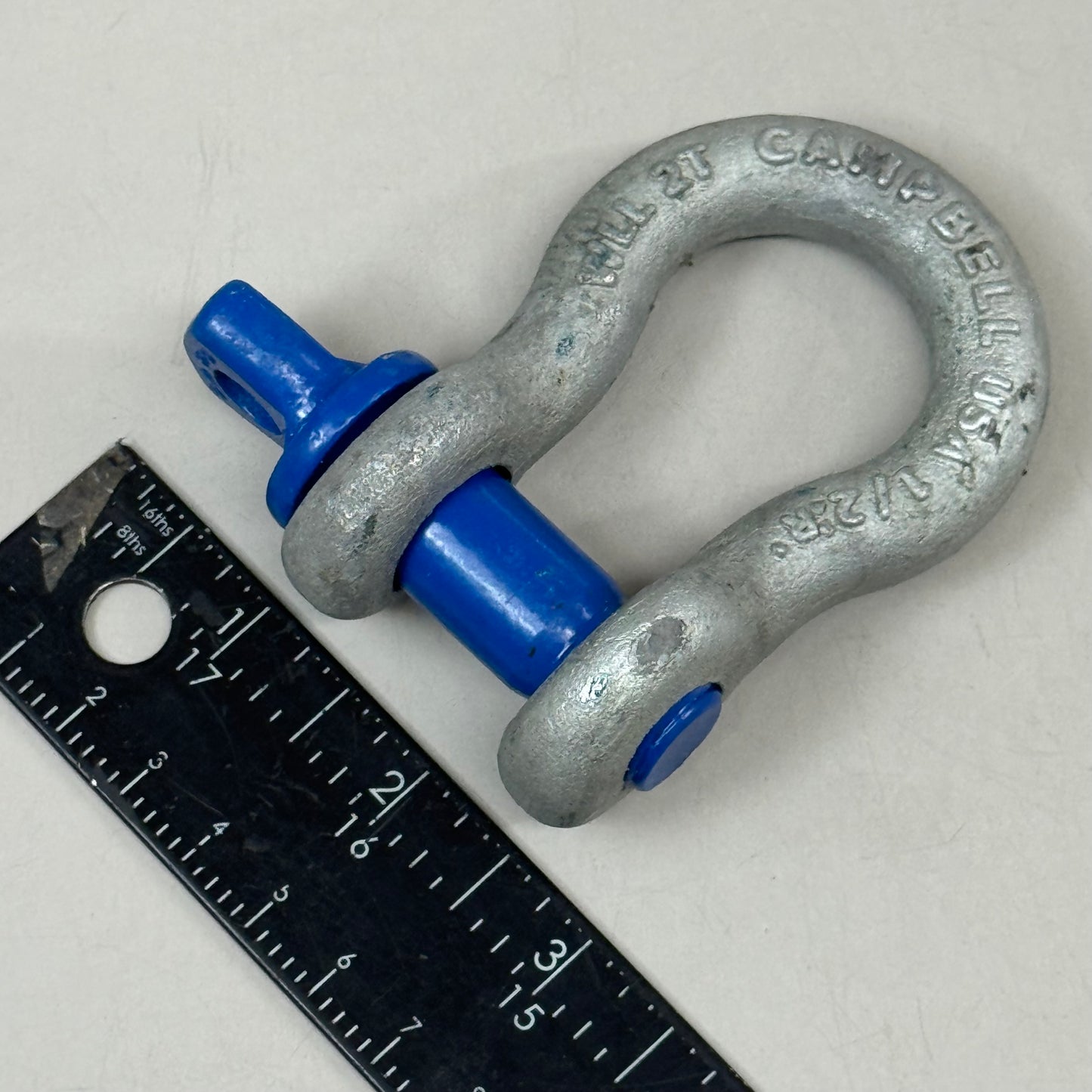 CAMPBELL Screw Pin Anchor Shackles 2 Ton Wll 1/2 in #5410835