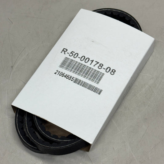 (2 PACK) Cogged V-Belt Sz 7.5" L x 5" W, Black R-50-00178-08