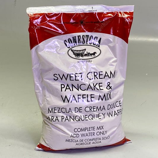 PIONEER CONESTOGA (2 PACK) Sweet Cream Pancake & Waffle Mix 5 Lbs 99405 BB 07/26