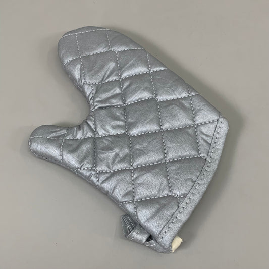 INTEDGE MANUFACTURE INC. Restaurant Grade Silicone Coated Mitts Silver 10" USA