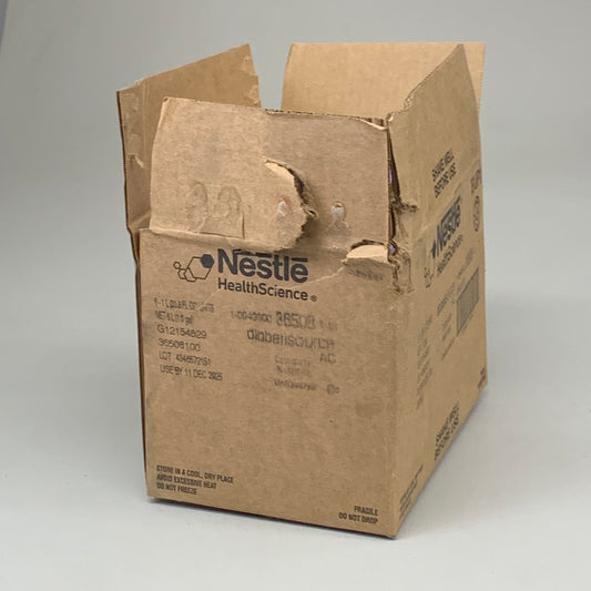 ZA@ NESTLE (6 PACK) Health Science Diabetisource AC RTube Feeding Only 1 L BB 12/25 Open Box