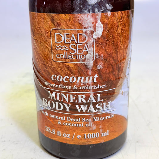 ZA@ DEAD SEA COLLECTION (2 PACK) Coconut Mineral Body Wash Moisturizes 33.8 Fl Oz (As-Is)