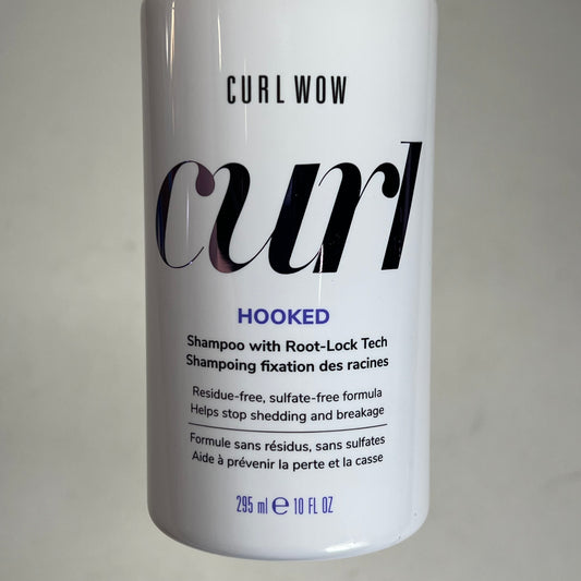 CURL WOW Curl Hooked Shampoo W/ Root Lock Tech Prevent Shedding 10 fl oz