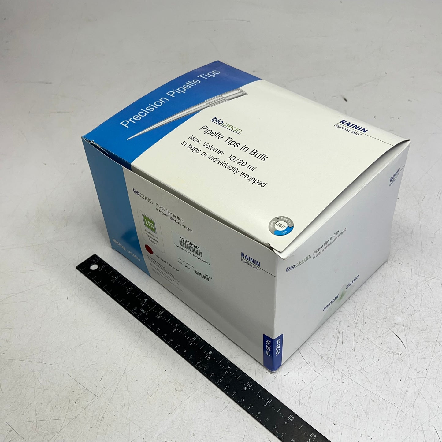 RAINN (50 PACK) Individually Packaged Pipette Tips Rc Lts 20mL Max Vol 17005941