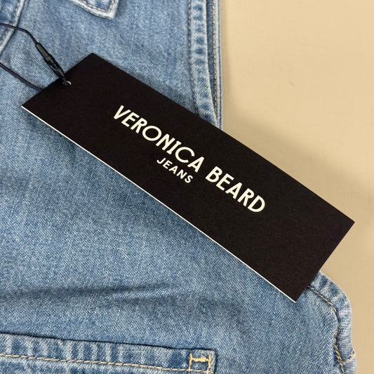 VERONICA BEARD Jeans Edwina Sleeveless Midi Dress Sz-00 Iceberg J24067101287IC