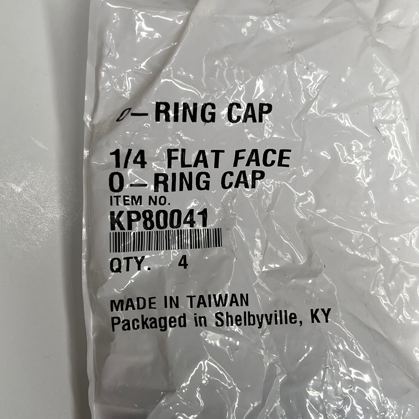 PARKER (4 PACK) Steel Hydraulic Hose Cap Seal-lok 9,200 PSI 4 Hose Sz KP80041