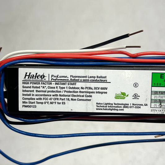 HALCO Prolume Fluorescent Lamp Ballast Instant Start Multi-Volt EP232IS/MV/HE