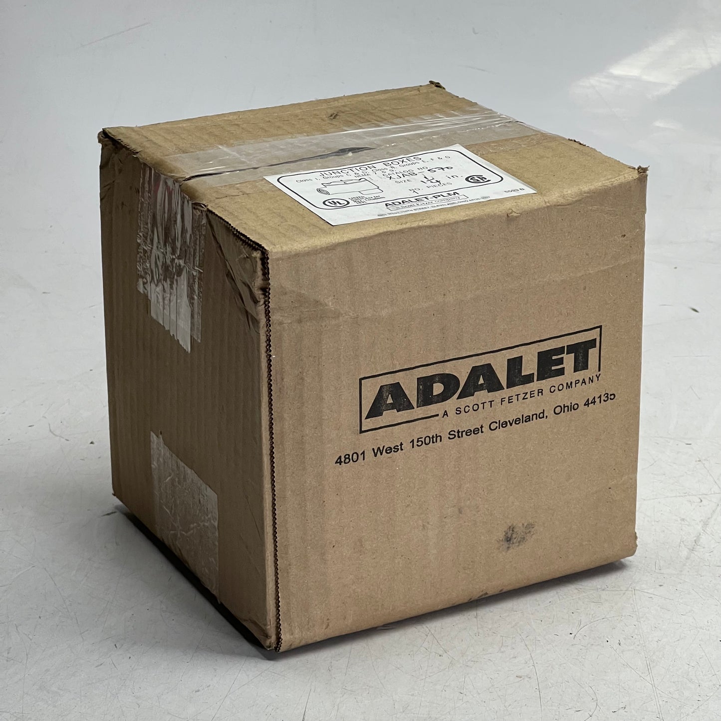 ADALET-PLM Explosion-proof Multi-hub Junction Box Sz 1-1/4" Steel XJAB-570
