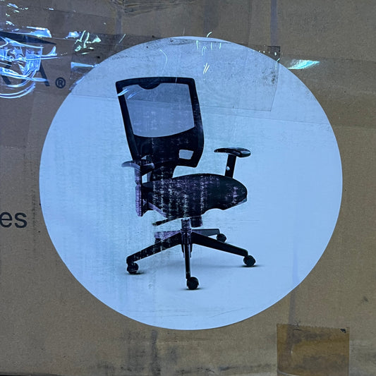 ALERA Epoch Series Multifunction Mesh Mid-Back EP42ME10B, Black (New Other, Distressed Box)