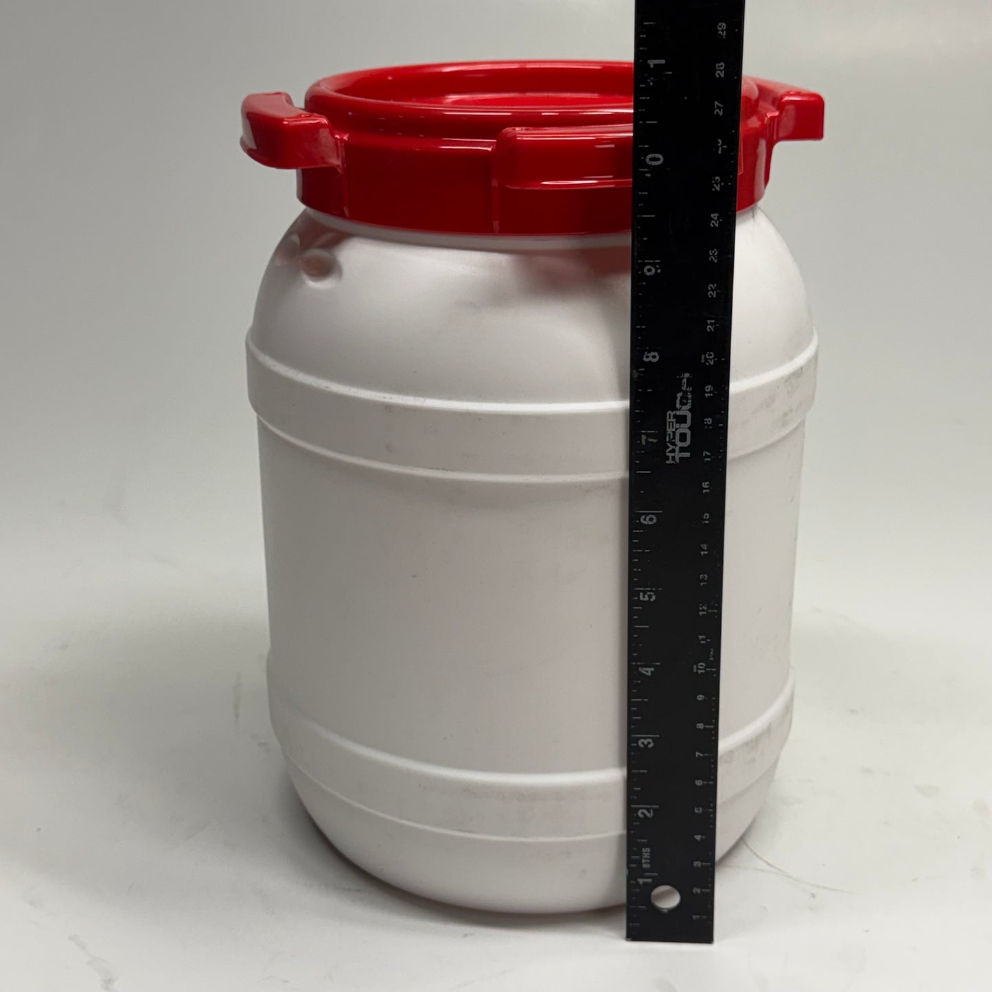 CURTEC White HDPE Plastic Poly Drum – 6.05L (1.6 Gal)