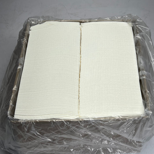 LAVEX (500 Each) 3-Ply Sanitary Bed Liners for Baby Changing Stations Sz 7"L x 4.5"W, White 5003CHANGLN