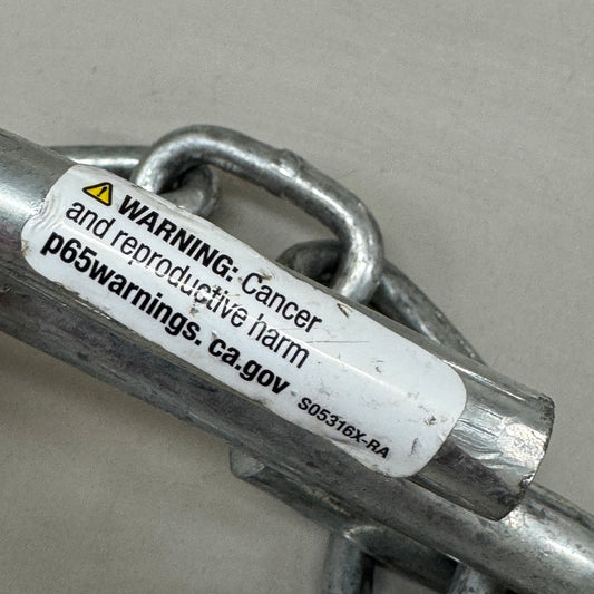 CURT Safety Chain With 2 S-Hooks 48" Clear Zinc 80031 (As-is)