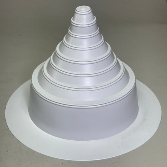 HIBERLITE DC671 Cool Roof Gray Pipe Boot 3/4" x 8", White DC671