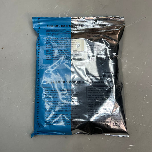 STARBUCKS (32 PACK, 5 oz EACH) Decaffeinated Pike Place Roast Ground Coffee 09/25