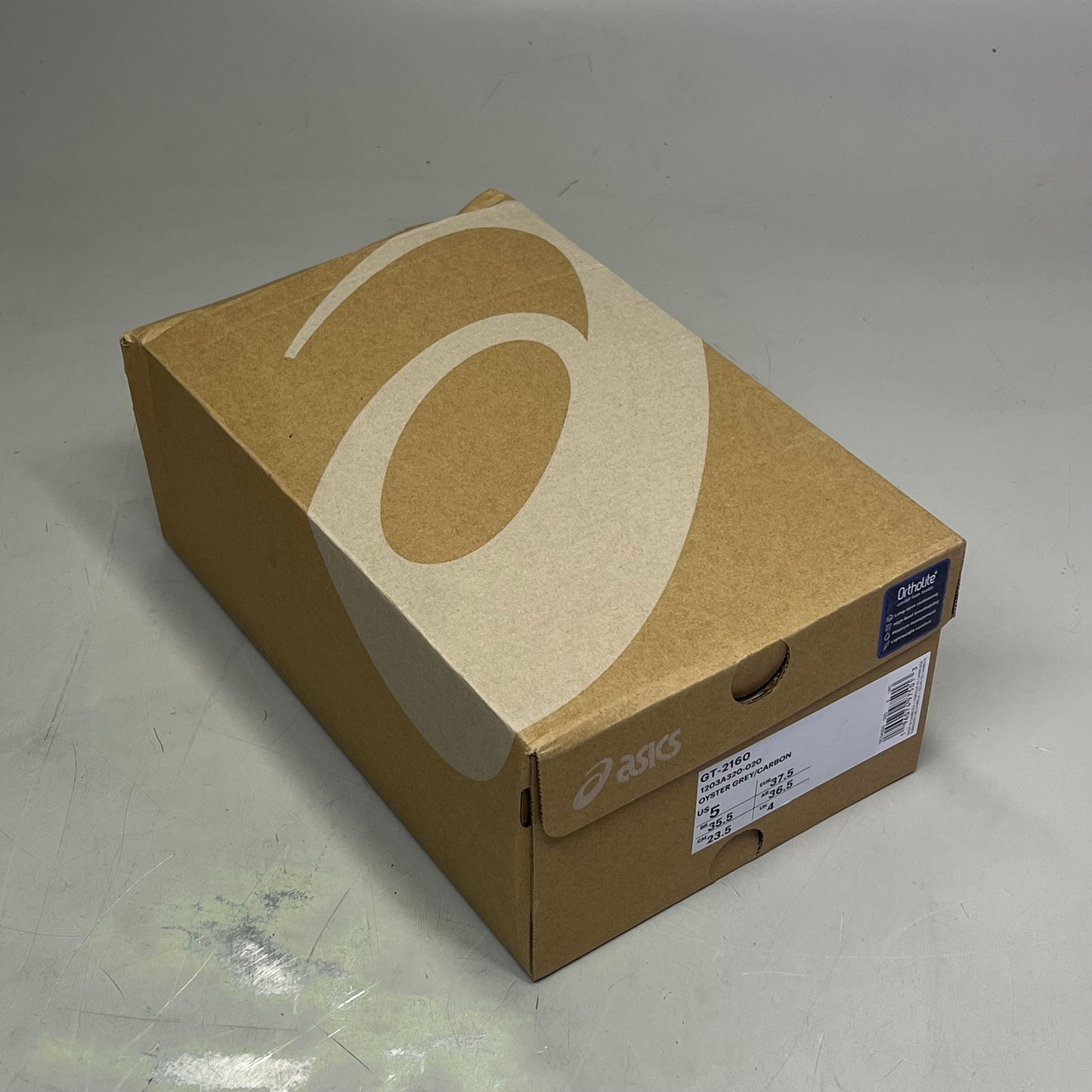 ASICS 2010's Aesthetic Sneakers US Women Wide 5/Men 4 Oyster Grey/Carbon GT-2160