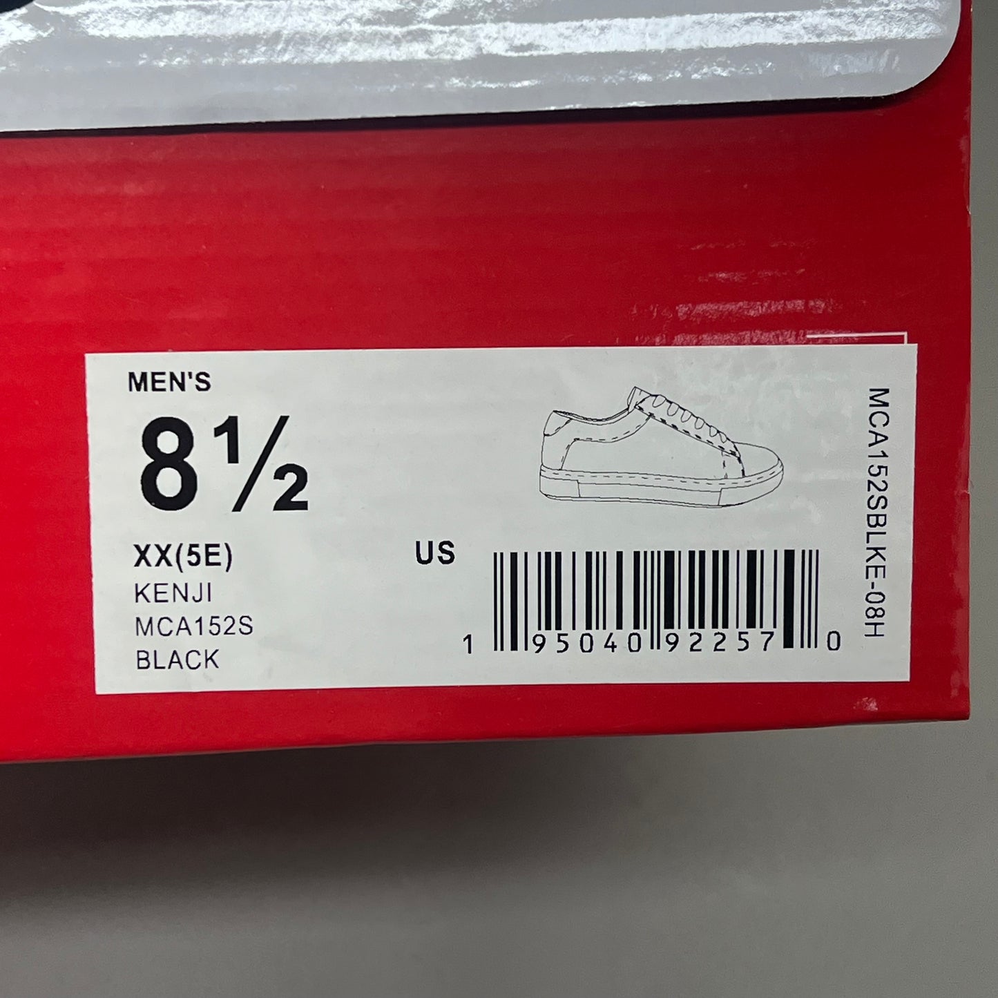 PROPET Kenji Diabetic Friendly Orthotic Men's Sz 8.5 XX(5E) Black/White MCA152S