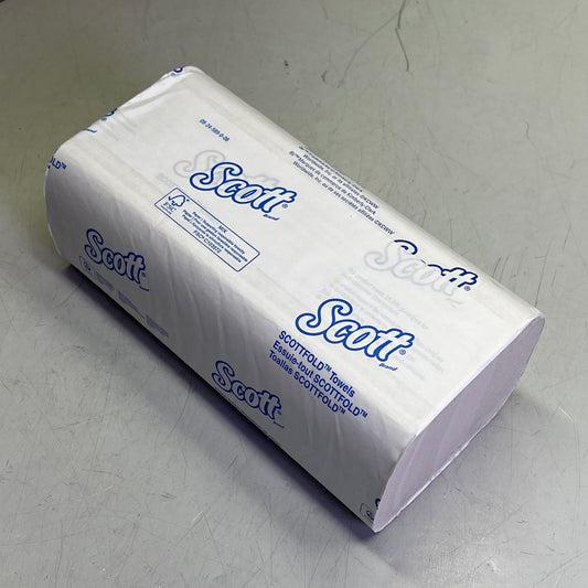 SCOTT (CASE of 4,375 Sheets) Bulk Essential Multifold Paper Towels White 45957