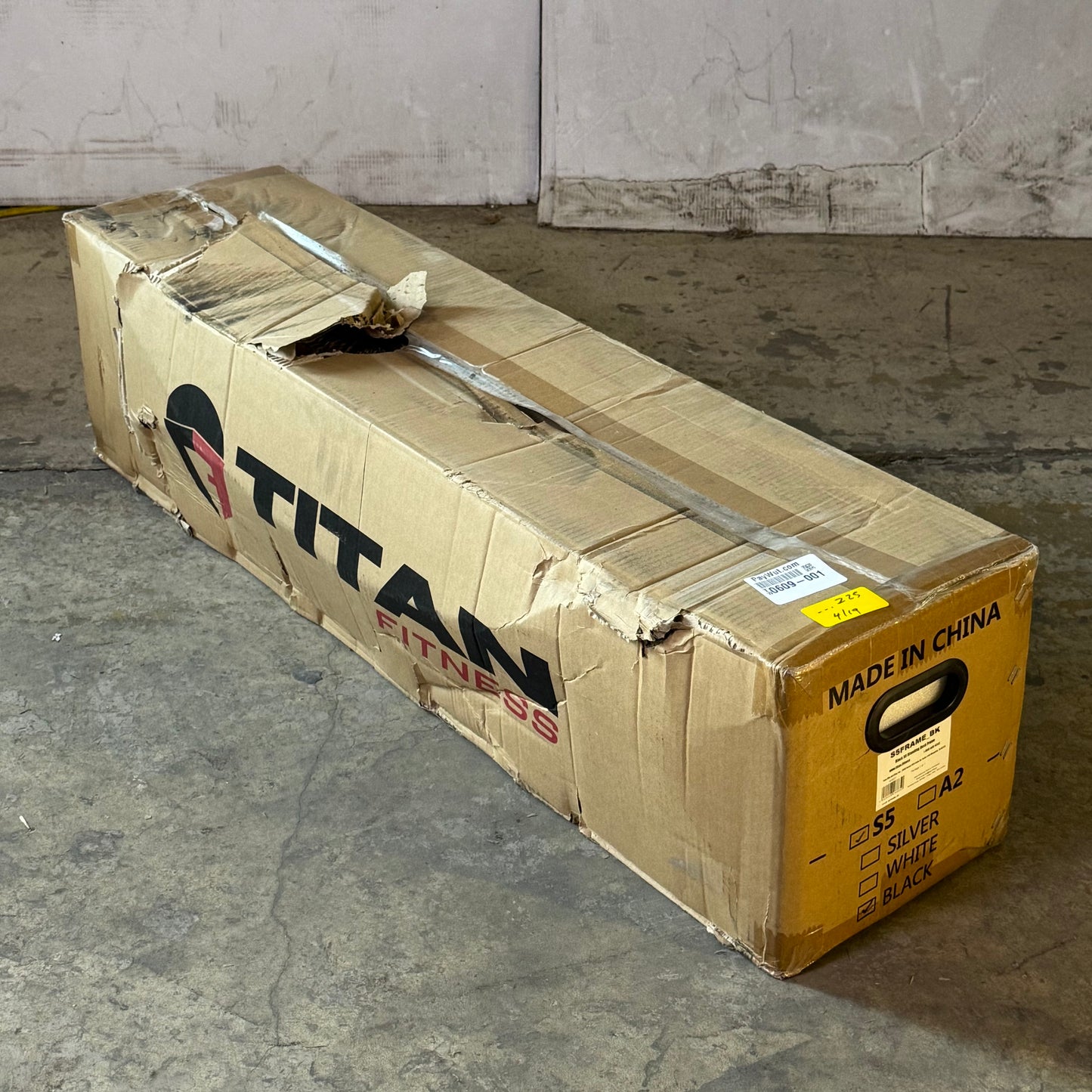 TITAN Fitness S5 Standing Desk Frame Black S5FRAME_BK