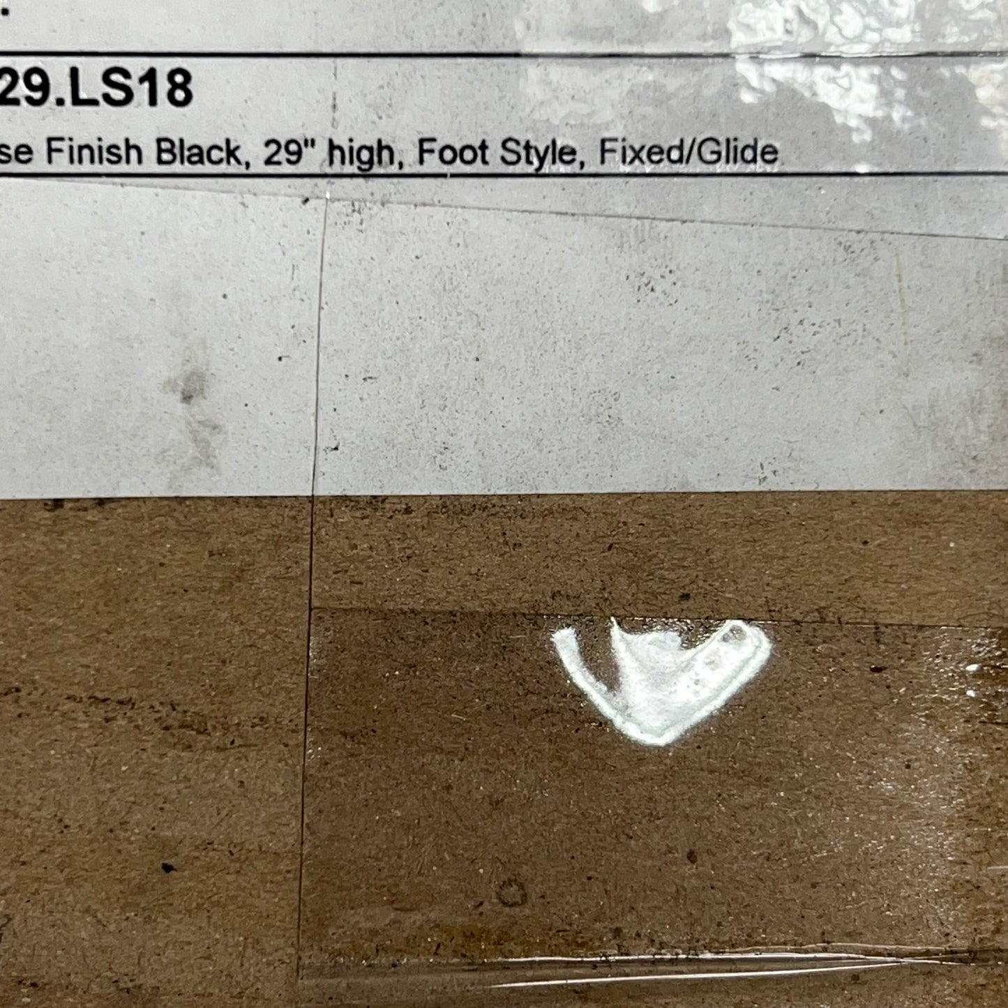 SIT ON IT SEATING Parallon Cafe Table X-Base (TALETOP NOT INCLUDED) 29"H Black