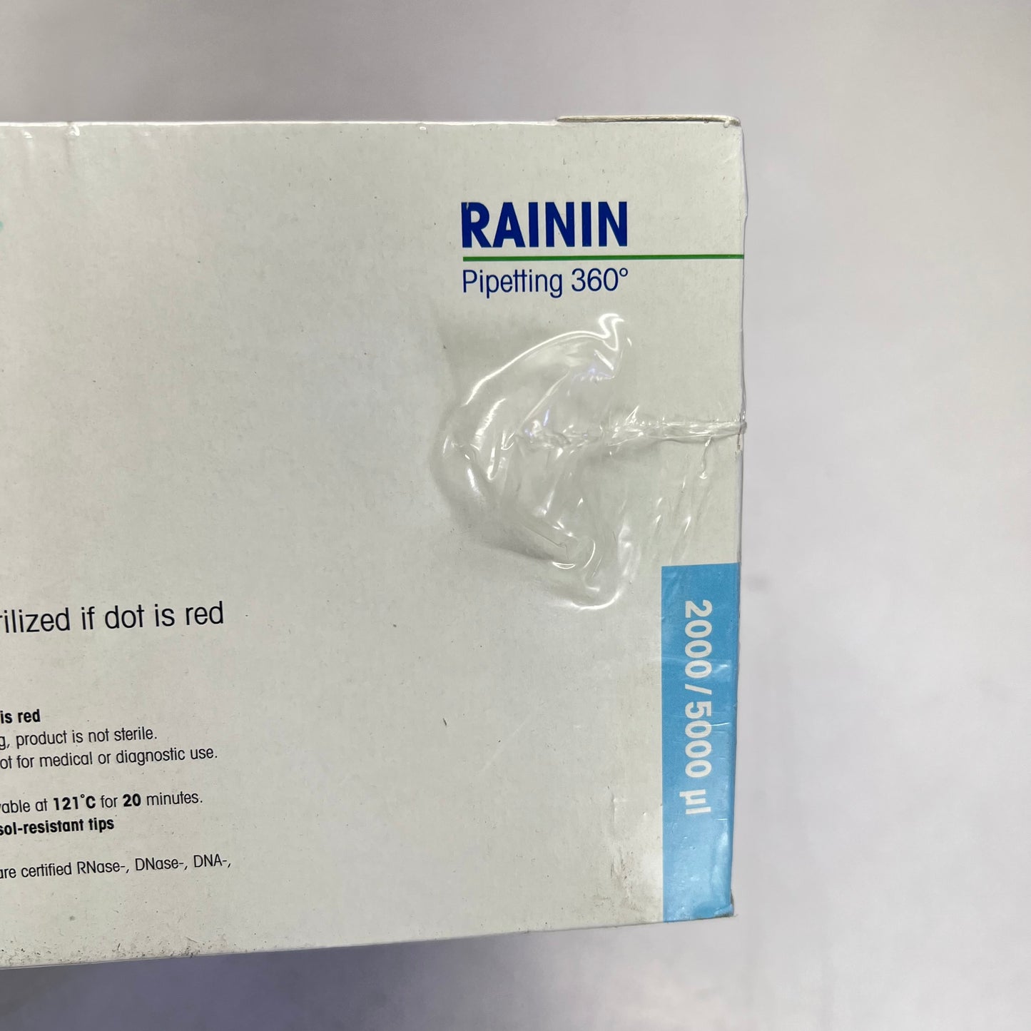 RAINN (8 PACK, 480/192 EACH) Precision Pipette Tips 2000/5000 μL 17002923