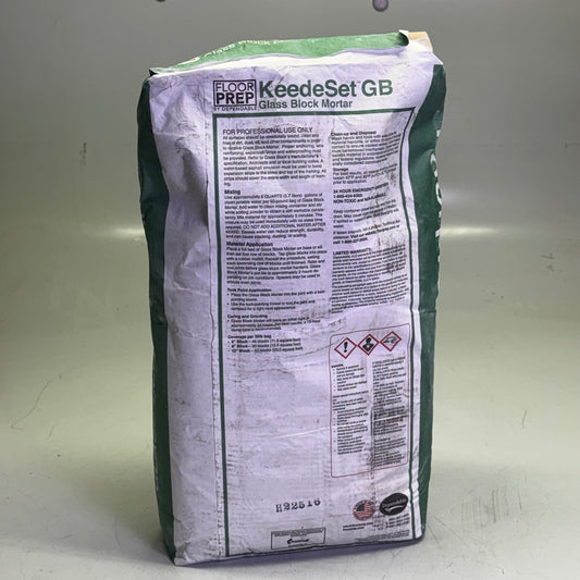 GB Keedeset Glass Block Mortar 6Qts 50Lb.
