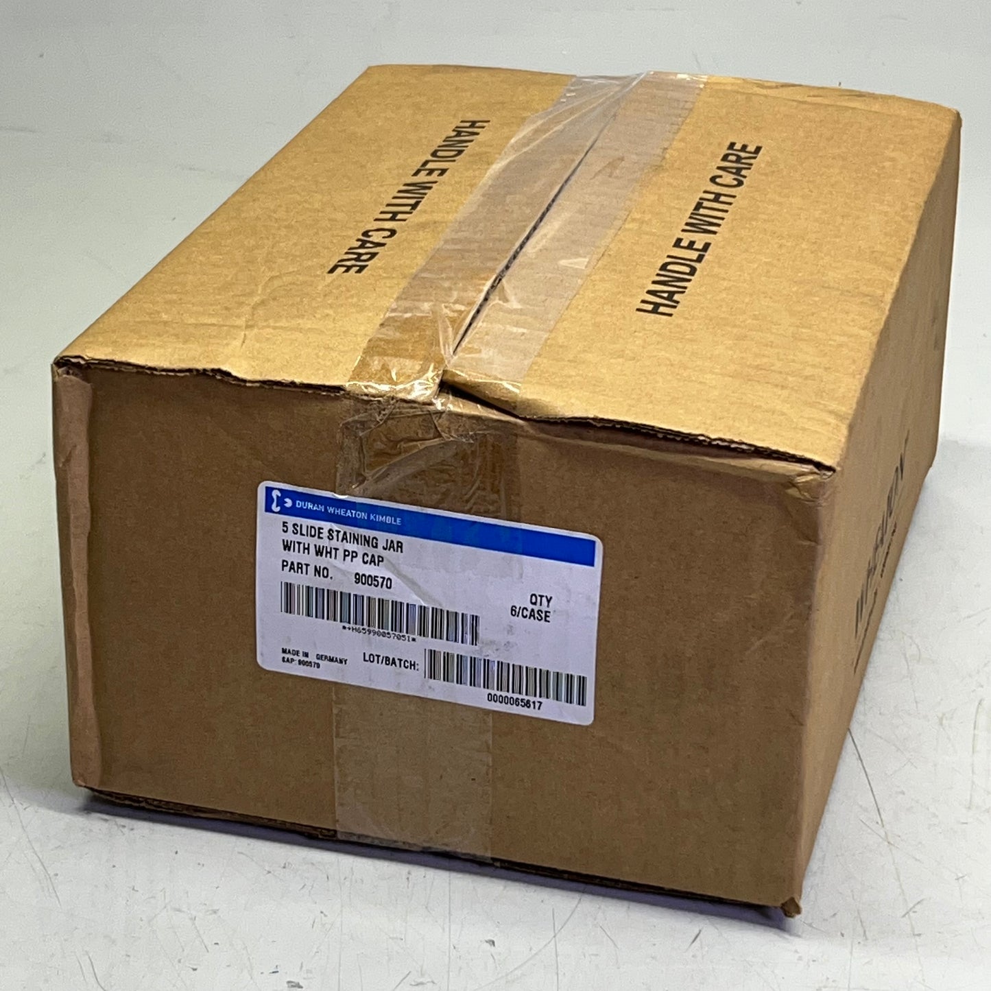 WHEATON (6 PACK) 5 Slide Staining Jar With Wht PP Cap 900570