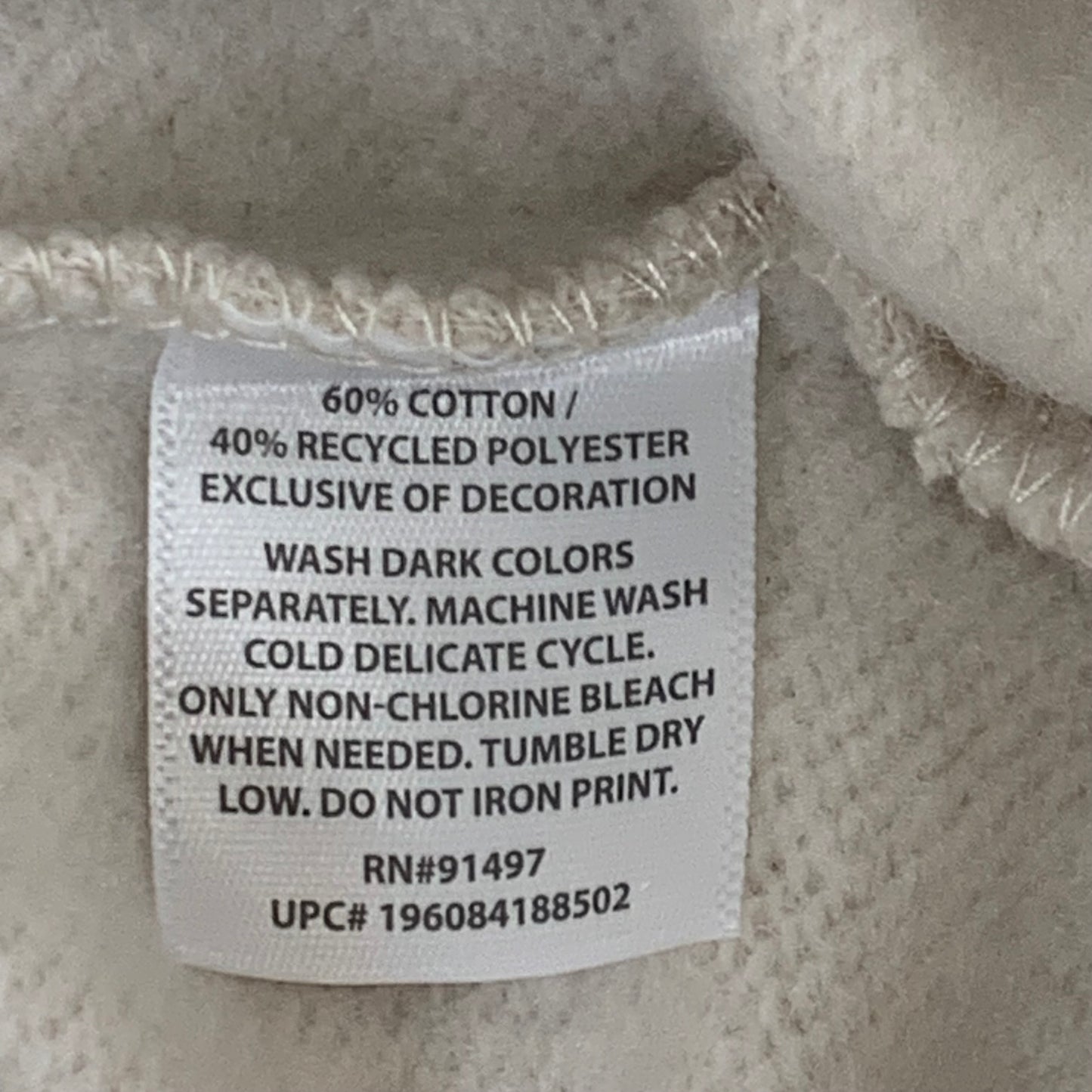 STATE OF MINE Women's Texas Lone Star State Sweatshirt Sz-Small Stone 15711