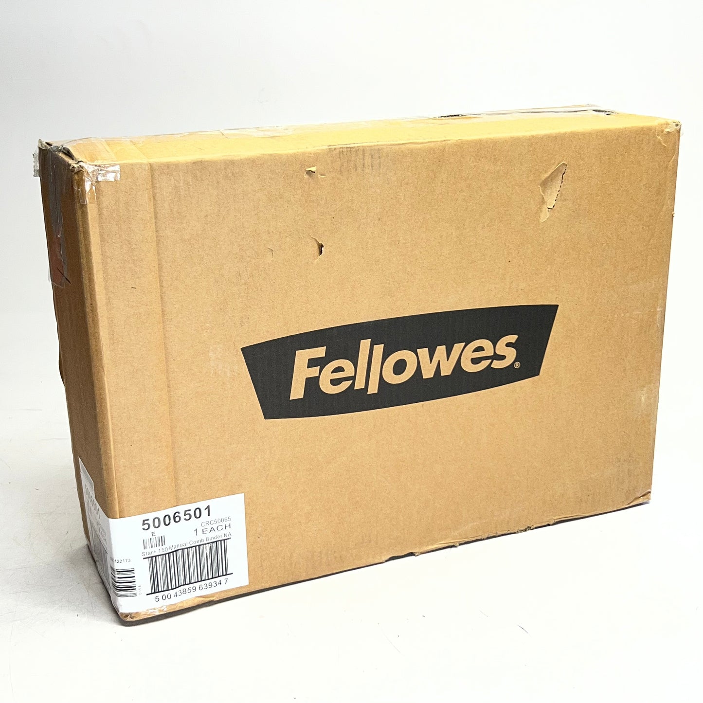 FELLOWES Star + 150 Comb Binding Machine Sz 14.5"L x 9.5"W, White CRC5006501