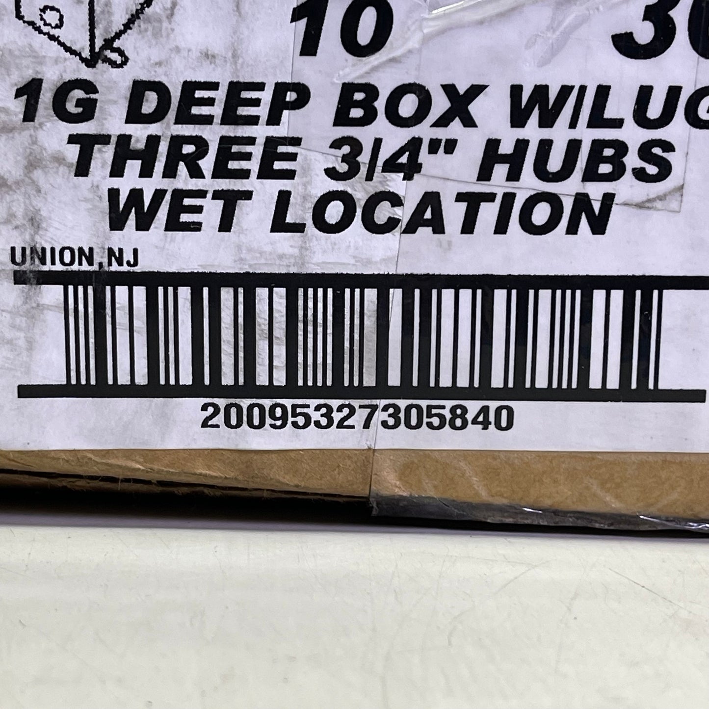 MULBERRY (10 PACK) Electrical Outlet Box, Wet Location Three 3/4" Hubs Aluminum 30584