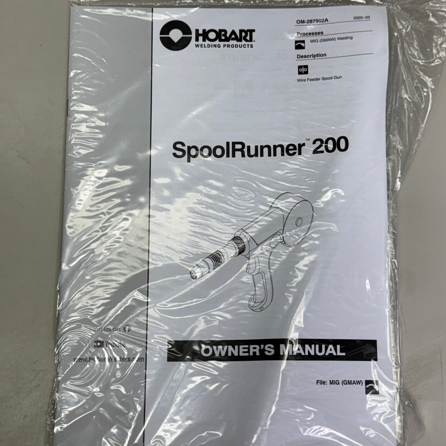HOBART Complete Single-Phase Wire Feed Mig Welder Ironman 240 42”Lx29”Hx13”W 500574001
