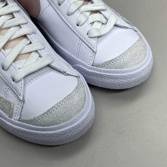NIKE Blazer Mid '77 Retro Sneakers SZ Womens 12 Mens 10.5 White/Pink CZ1055 118