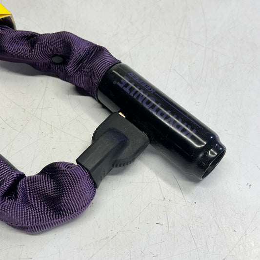 KRYPTONITE 3T Manganese Steel Keeper Integrated Chain Lock 33.5" Purple 785