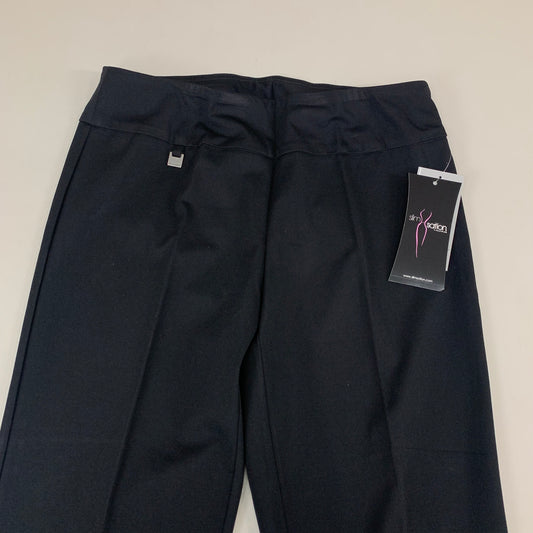 MULTIPLES Relaxed Leg Pant Petite Women's Sz 10 Black M48716PM