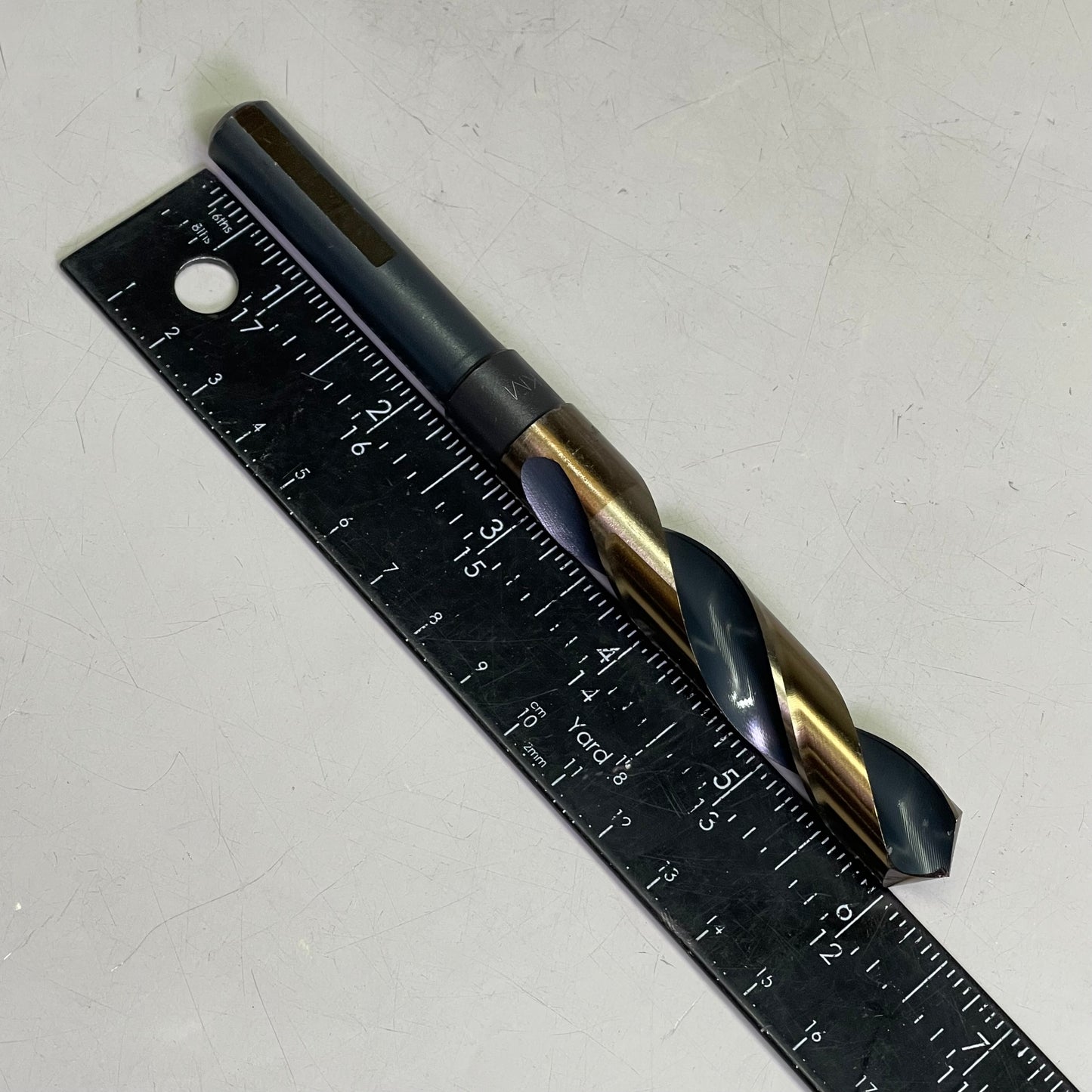 KIMBALL MIDWEST Super Primalloy Reduced Shank S&D Drill Bit 5/8"Dia x 6"L 82040